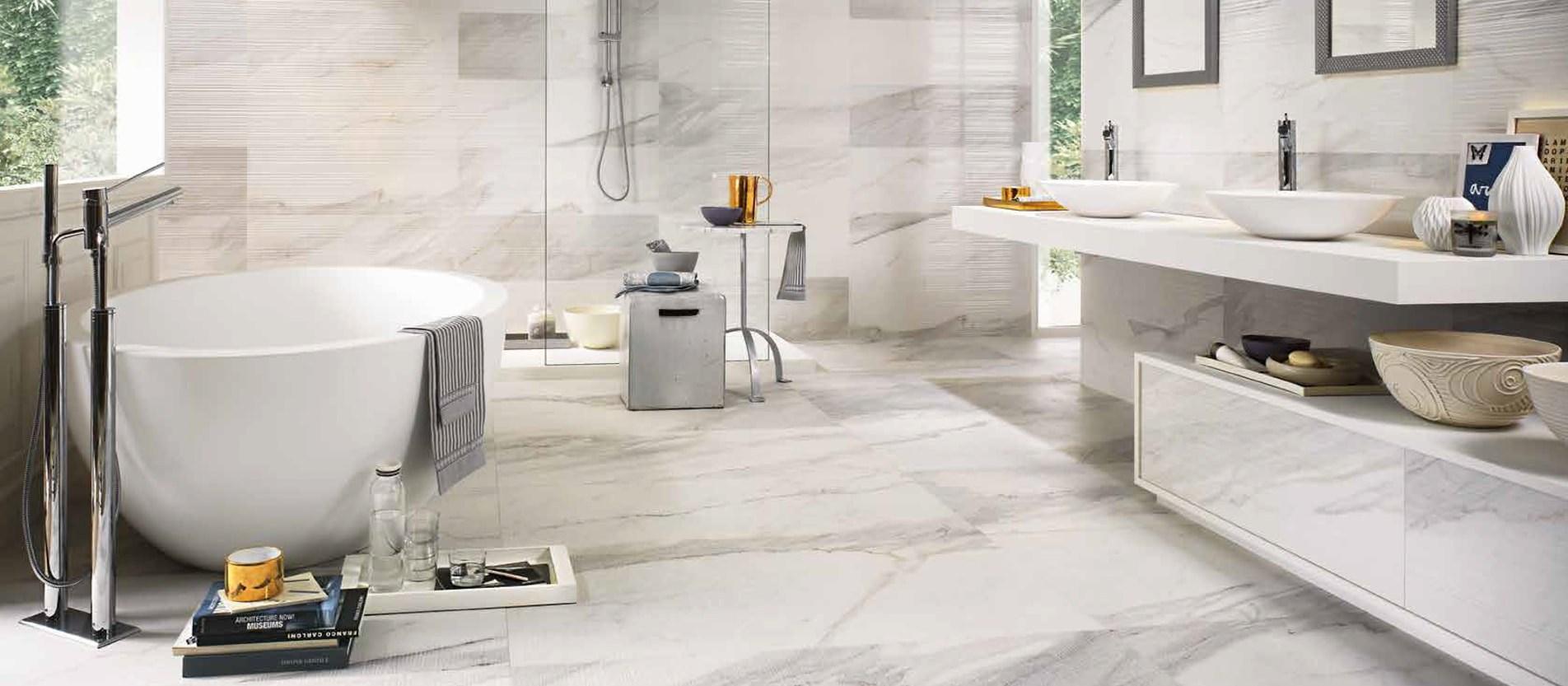 Bathroom tiles example